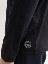 Majica sa Henley izrezom - Crna_6472484