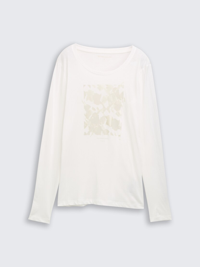 Majica s potiskom - Bela_2261485