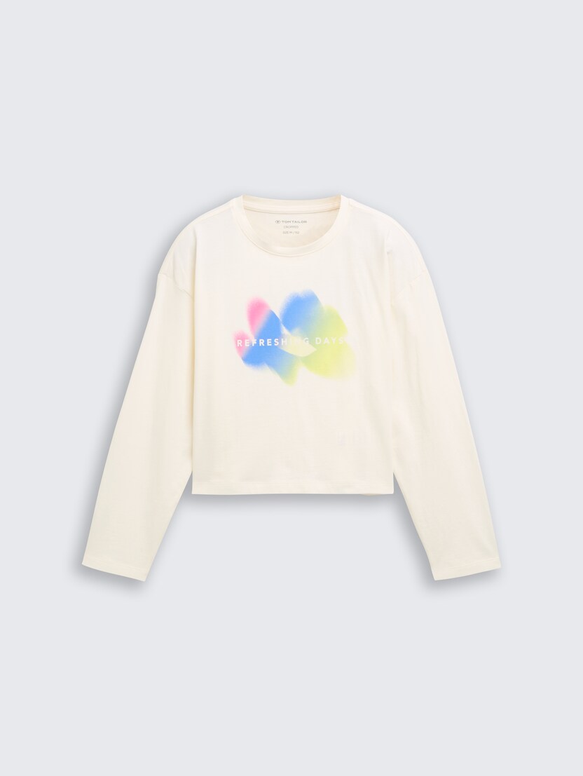 Majica s potiskom - Bela_465140