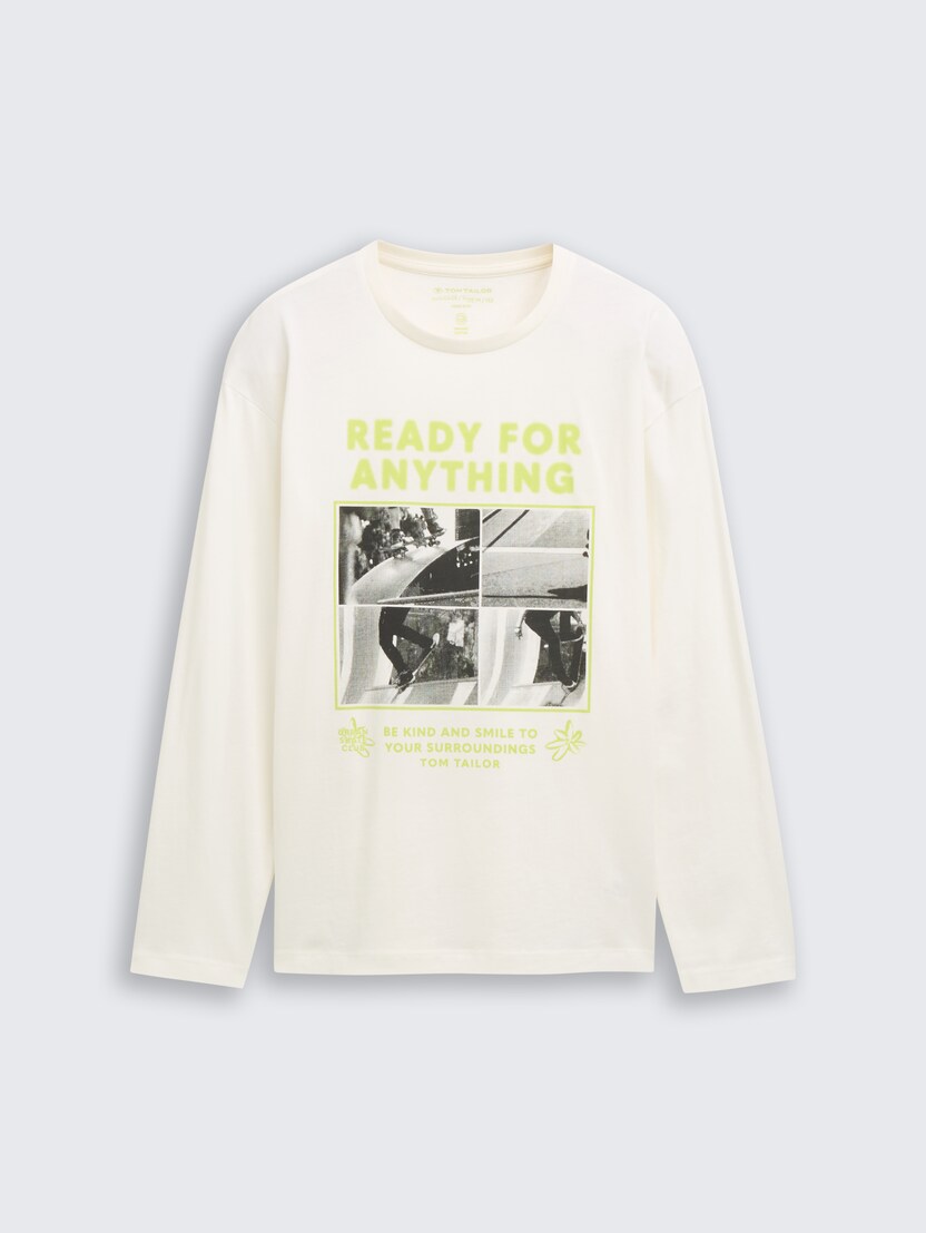 Majica s potiskom - Bela_8354591