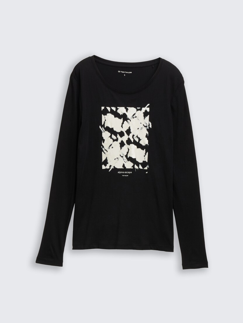 Majica s potiskom - Črna_1326388