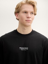 Tricou cu imprimeu - Negru_4882892