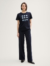 Tricou cu imprimeu - Albastru_1198668