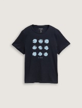 Tricou cu imprimeu - Albastru_1198668