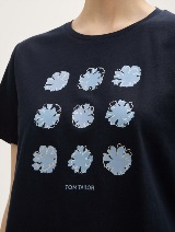 Tricou cu imprimeu - Albastru_1198668