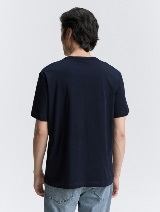 Tricou cu imprimeu - Albastru_2633187