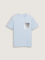 Tricou cu imprimeu - Albastru_9461937