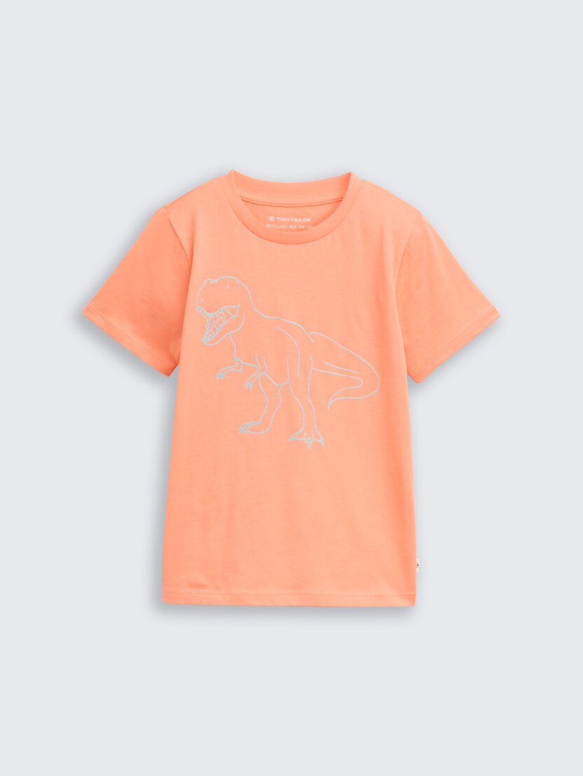Majica s potiskom - Oranžna_2557162