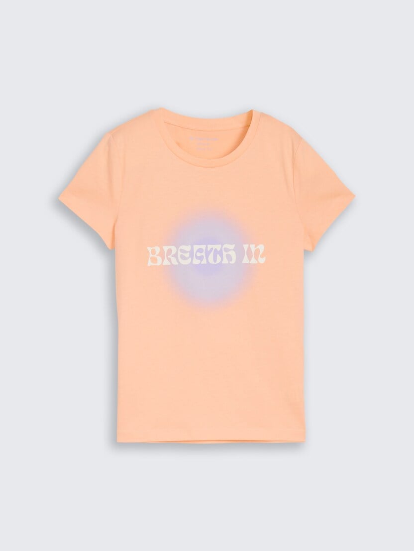 Majica s potiskom - Oranžna_4563196