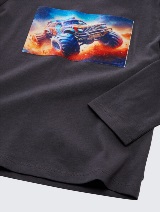 Majica s printom - Siva_1563513