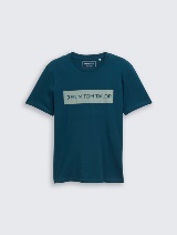 Tricou cu imprimeu - Verde_3647482