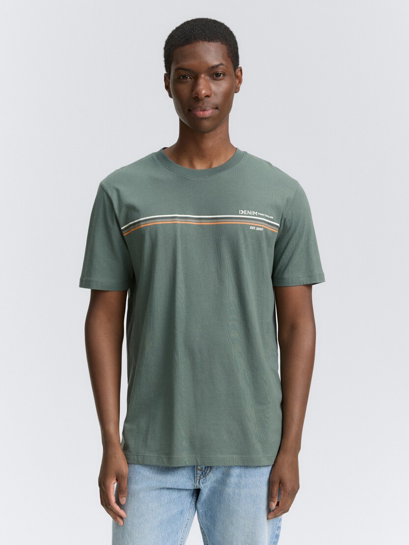 Tricou cu imprimeu - Verde-1047409-21951-16