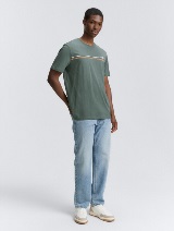 Tricou cu imprimeu - Verde_4350301