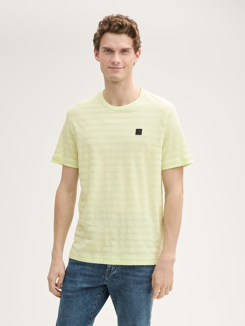 Tricou structurat - Galben