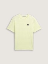 Tricou structurat - Galben_6372283