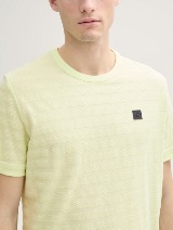 Tricou structurat - Galben_6372283