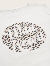 Majica dugih rukava s printom na prednjoj strani - Bijela_8584668