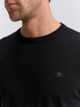 Tricou cu logo imprimat - Negru_9513497