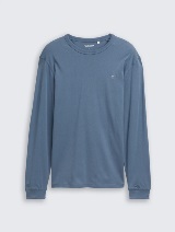 Tricou cu logo imprimat - Albastru_6838524