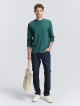 Tricou cu logo imprimat - Verde_547078