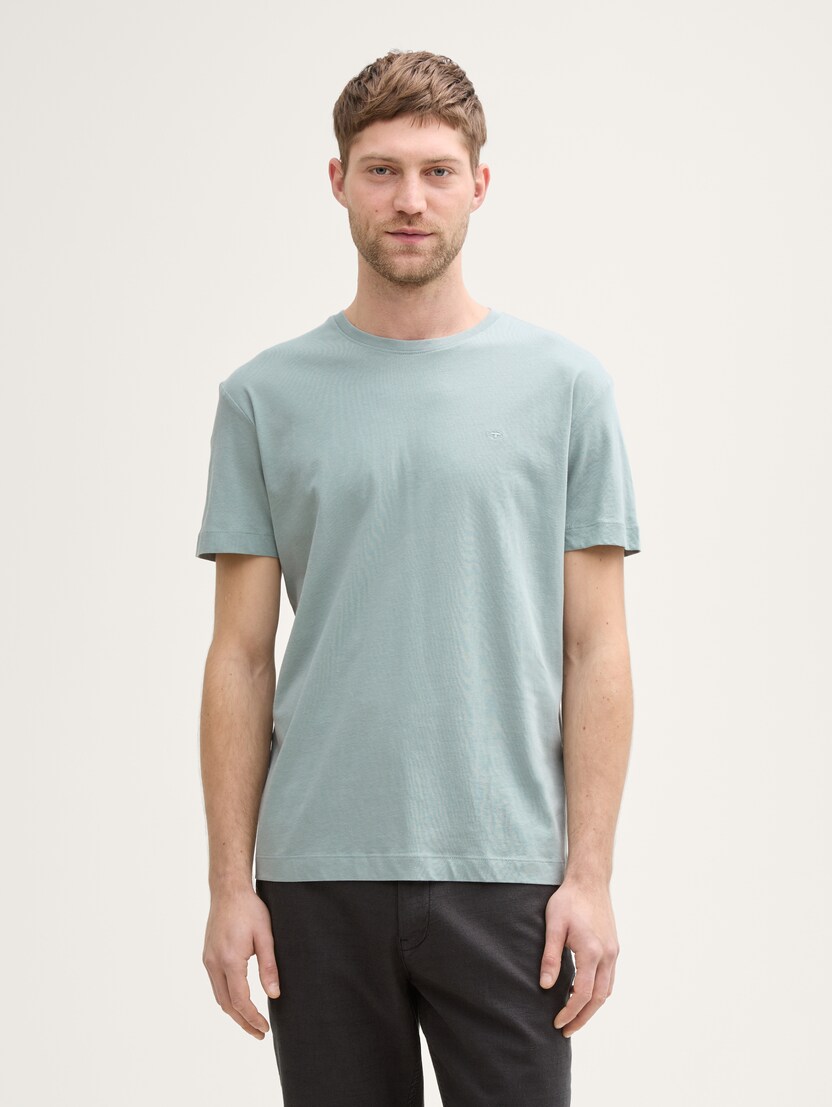  Tricou cu logo  mic - Albastru-1046962-28129-16