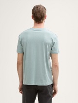 Tricou cu logo  mic - Albastru_3464850