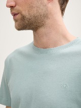 Tricou cu logo  mic - Albastru_3464850