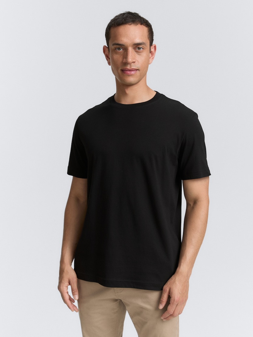 Dvostruko pakiranje majica s okruglim izrezom - Crna-1048393-29999-14