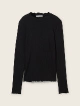 Rebrasta majica - Crna_2433415