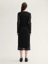Rochie din plasă - Negru_1946386