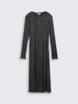 Mrežasta haljina - Siva_4325179