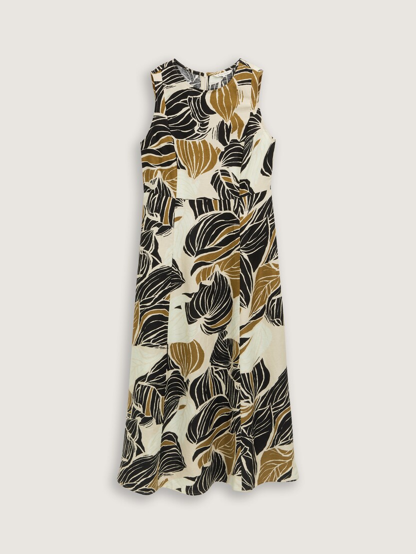  Haljina od mješavine lana - Uzorak/višebojna-1046482-37999-14