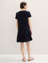 Haljina od muslin tkanine - Plava_5514699