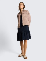 Haljina od muslin tkanine - Plava_5837924