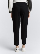 Loose fit hlače - Crna_8646055