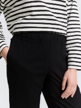 Loose fit hlače - Crna_8646055
