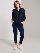 Pantalone od žerseja - Plava_6911485