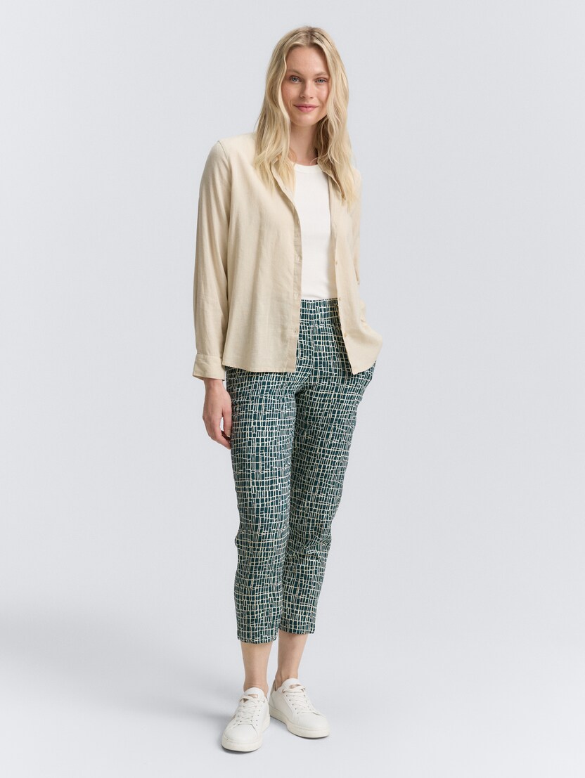 Loose fit hlače - Uzorak-višebojna