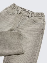 Široke traper hlače - Siva_6041108