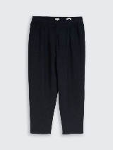 Lanene loose fit hlače - Plava_4840790