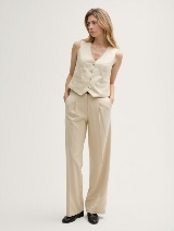 Vestă cambrată - Bej_3450491