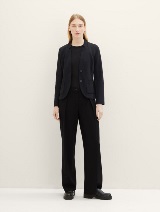 Sacou texturat ottoman - Negru_5239387