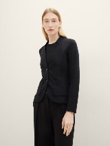 Sacou texturat ottoman - Negru_5239387