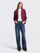 Sacou texturat ottoman - Roşu_7817633