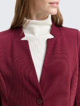 Sacou texturat ottoman - Roşu_7817633