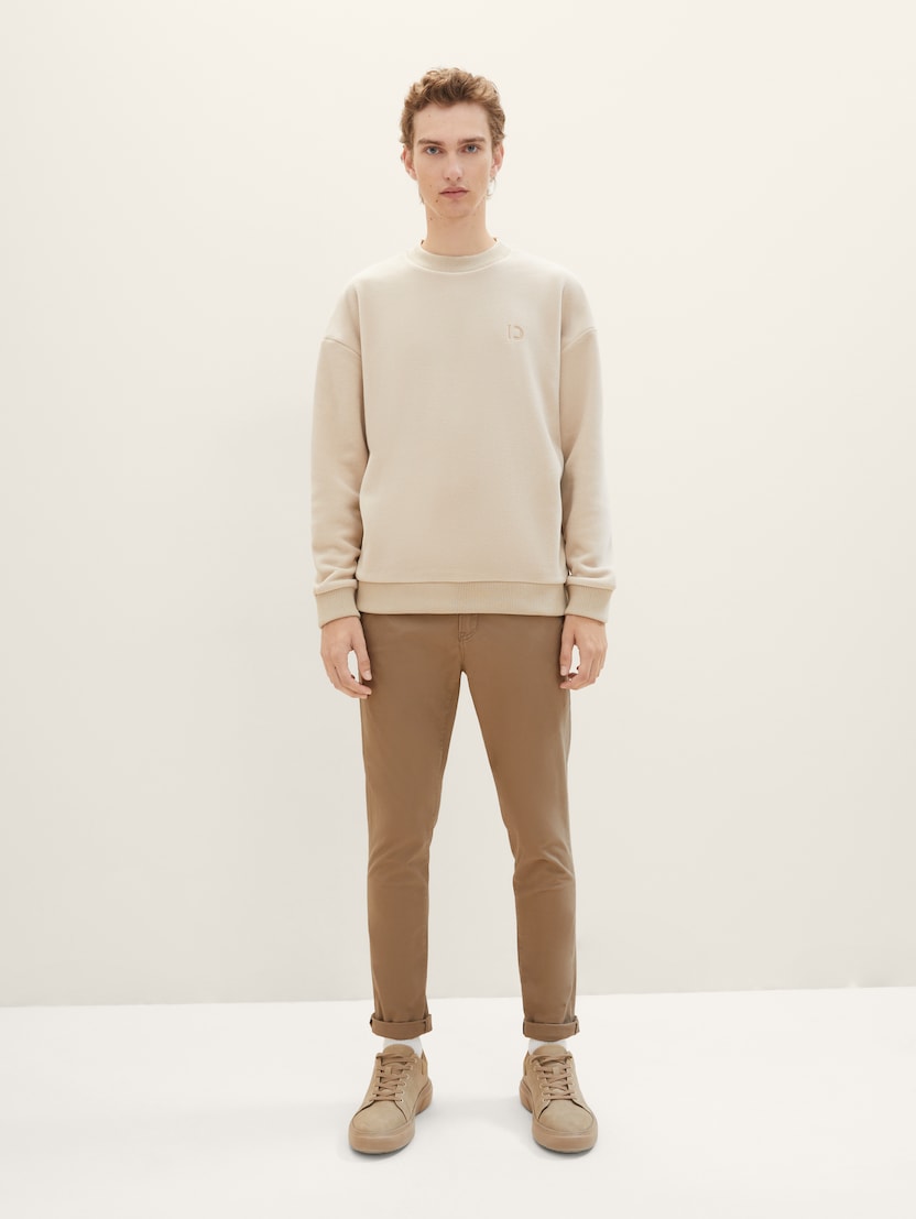 Ozke chino hlače - Rjava_4530636