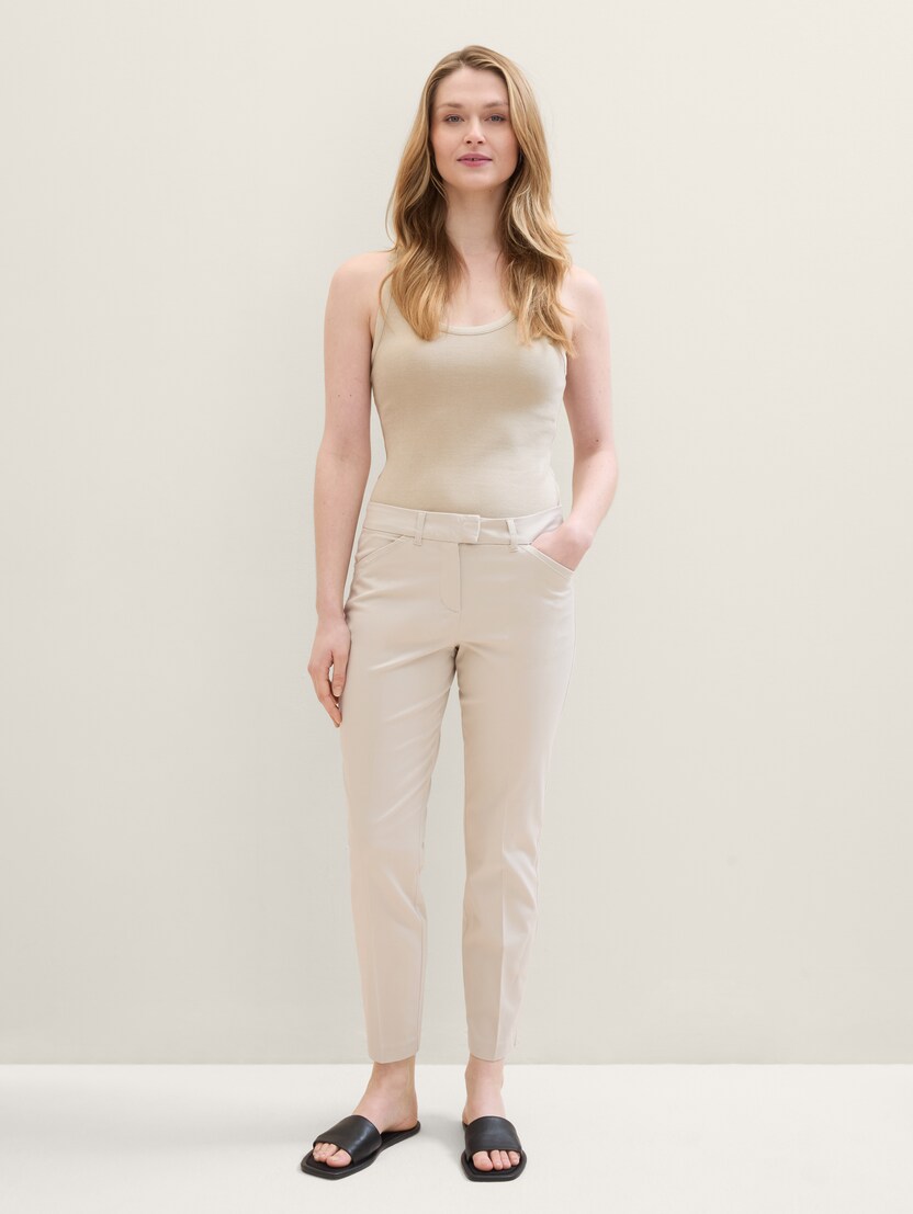  Pantaloni Mia slim - Bej-1043515-12365-16