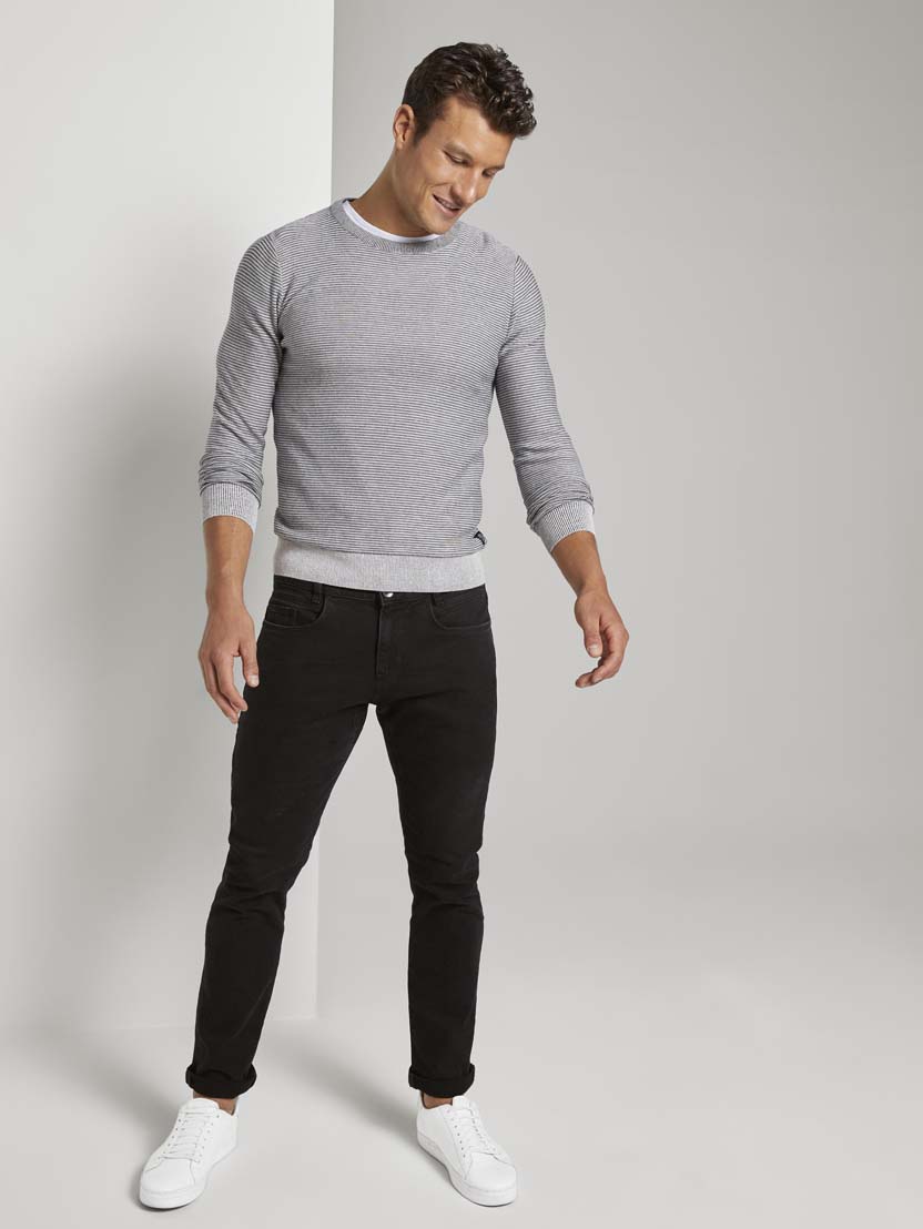 Ozke kavbojke Troy - Črna_2047382