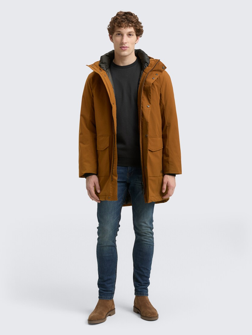 Parka s kapuco - Rjava_5264933