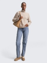 Pleteni pulover - Bež_5613083